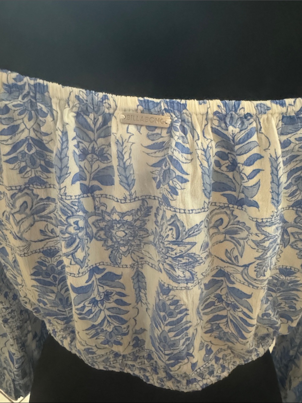 NWT Billabong Blue Sun Daze Top Size L - Picture 4 of 6